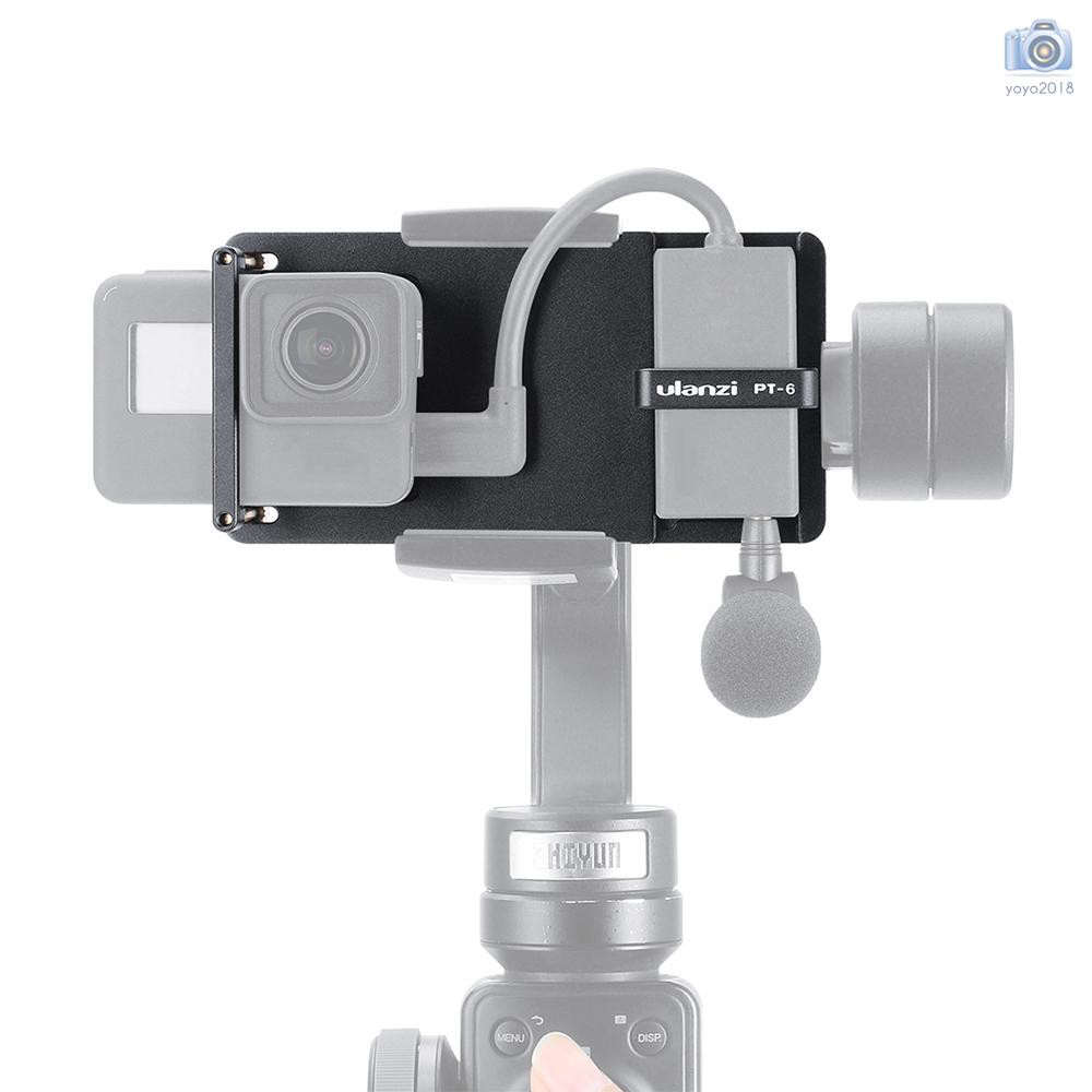 Đế Đỡ Máy Ảnh Và Micro Mini Pt-6 Cho Gopro Hero 7 6 5 Dji Moza Mini S Zhiyun Smooth