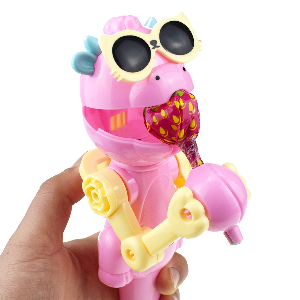 Đồ chơi robot khủng long ăn kẹo mút dễ thương