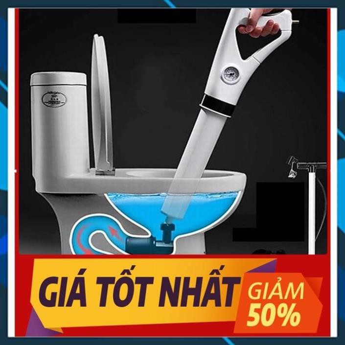 [Sẵn Hàng Giao Ngay] SÚNG THÔNG TẮC BỒN CẦU , SÚNG THẦN CÔNG THÔNG CỐNG KHÍ NÉN