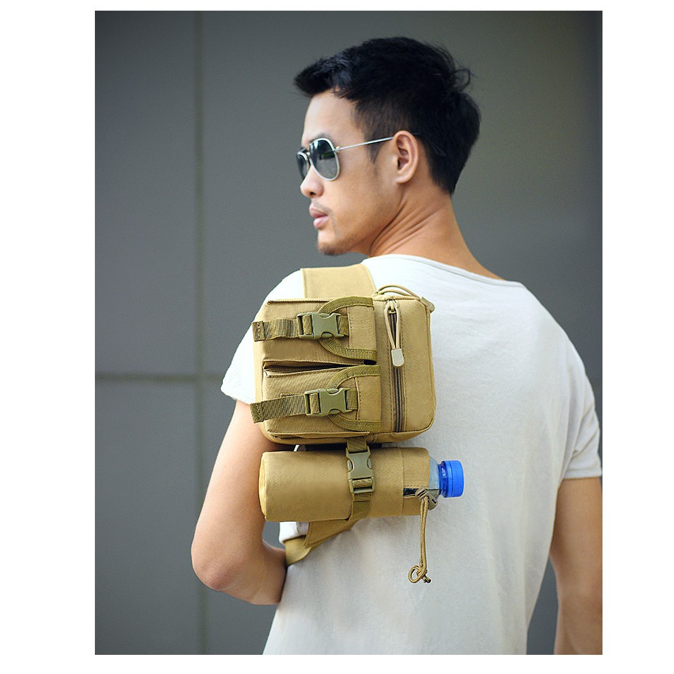 Túi Đeo Hông Đi Phượt Loại To - Đựng Nước