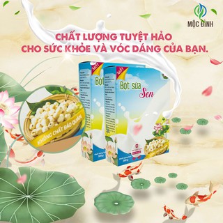 Bột Sữa Sen 100% Nguyên Chất Từ Hạt Sen Cải Thiện Sức Khỏe, Vóc Dáng Cân Đối (Hộp 300gr)