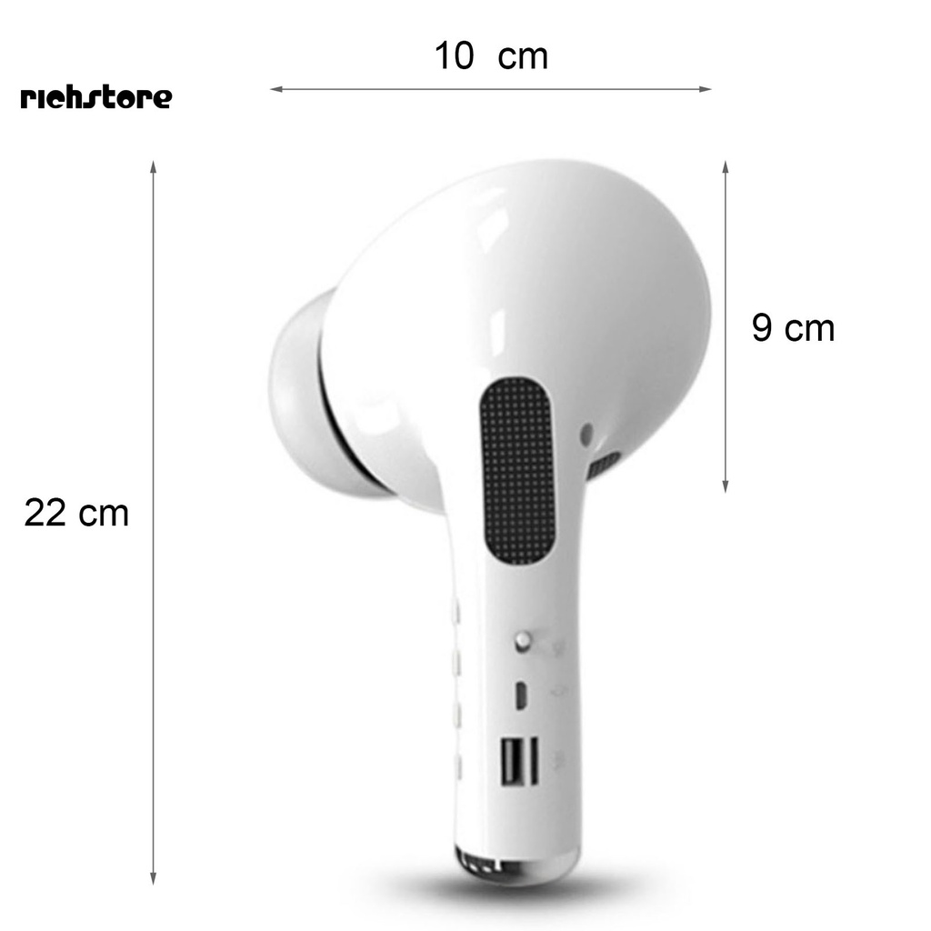Loa Bluetooth 5.0 Siêu Trầm Hình Tai Nghe Độc Đáo