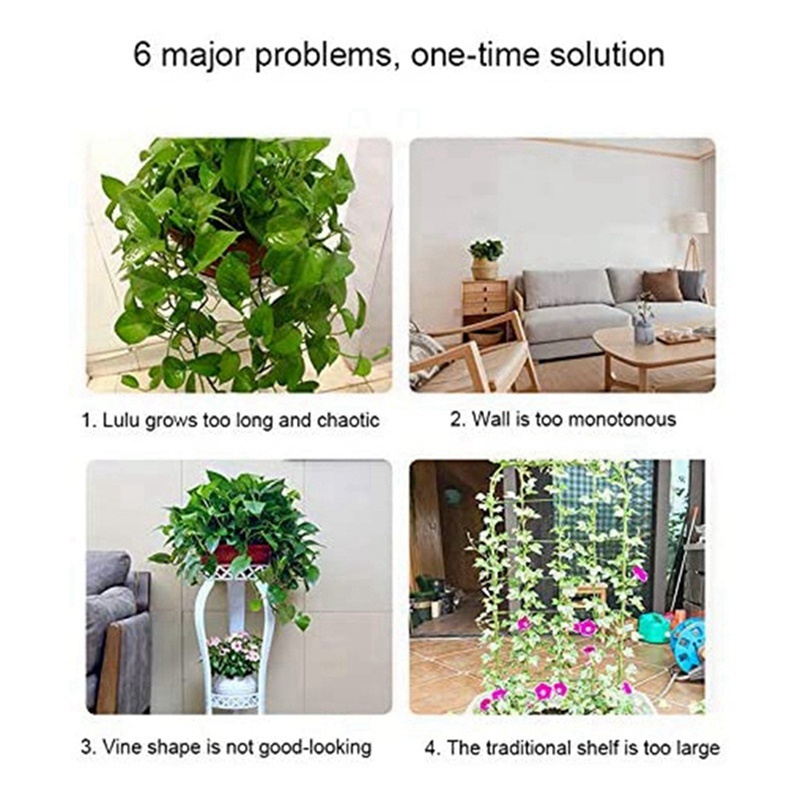 Set 50 Kẹp Cố Định Dây Leo Treo Tường Vô Hình Cho Sân Vườn
