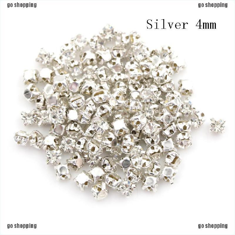 {go shopping}100pcs Mini Doll Crystal Rhinestone Rhinestones DIY Garment Sewing Clothes Accessories