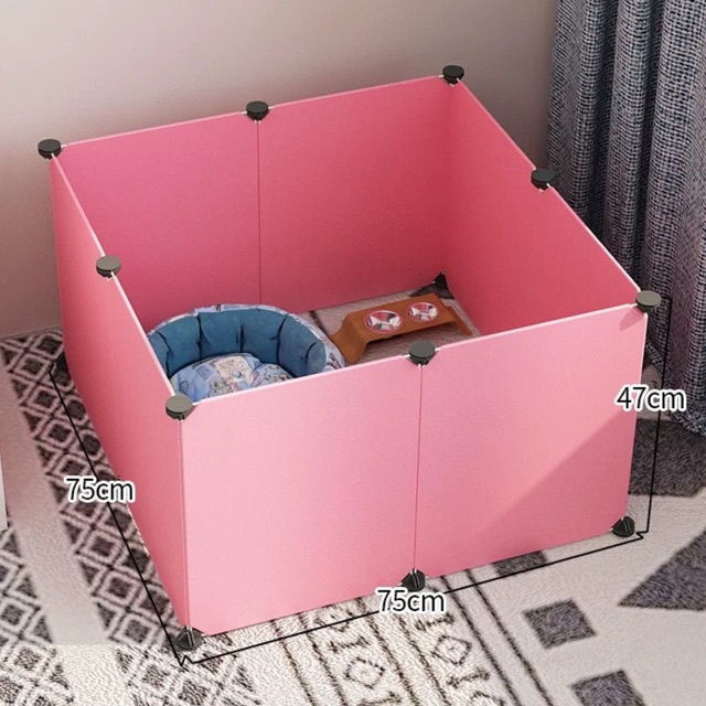 Set 10 tấm chuồng quây chó mèo siêu tiện ích (TẶNG KÈM CHỐT NỐI)