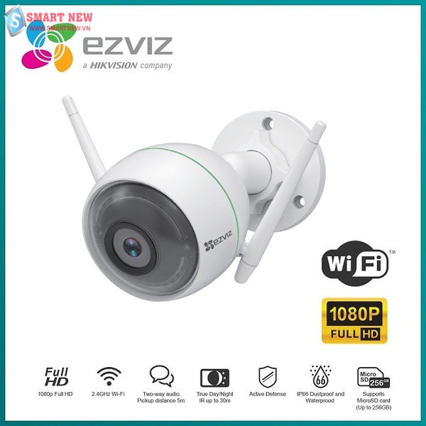 [HÀNG XỊN GIÁ SIÊU RẺ] Camera không dây EZVIZ Wifi 2MP C3WN- Hàng Chính Hãng