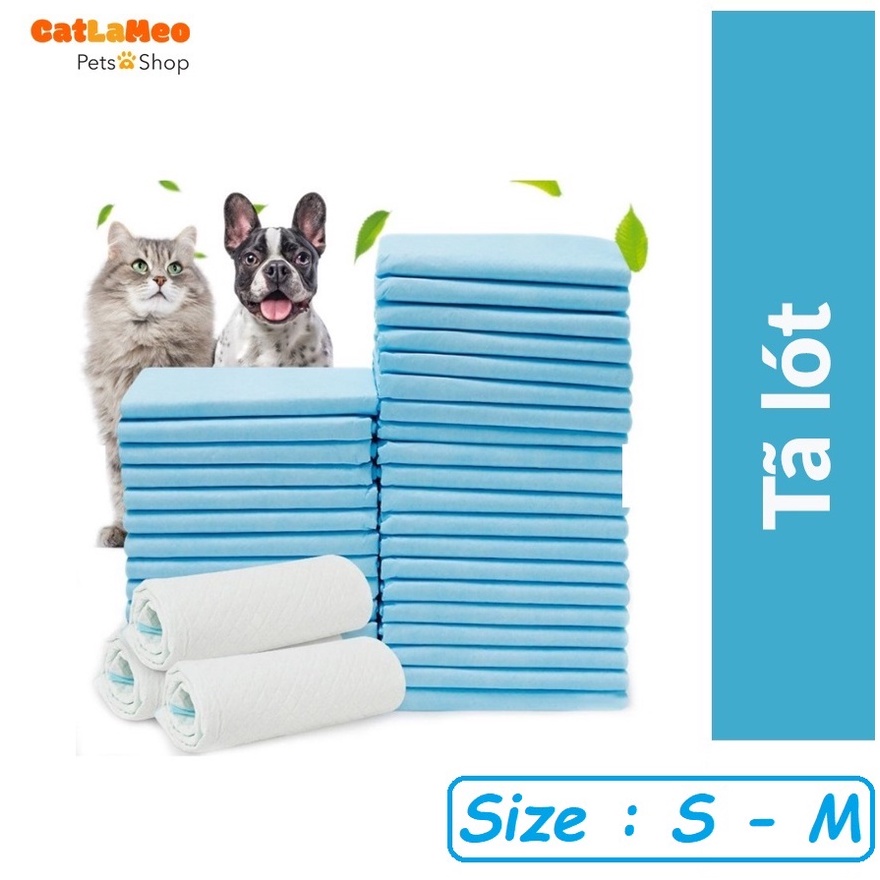 Tã lót vệ sinh cho chó mèo miếng lẻ lót chuồng vệ sinh Size S M - CATLAMEO SHOP
