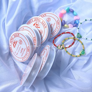 Cước thun trong suốt làm vòng handmade