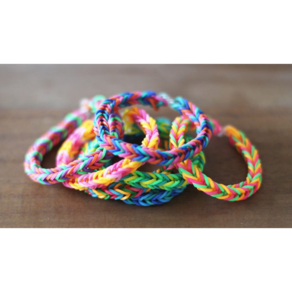 Bịch 100gr PL làm vòng tay dây thun - thun cột tóc siêu chắc