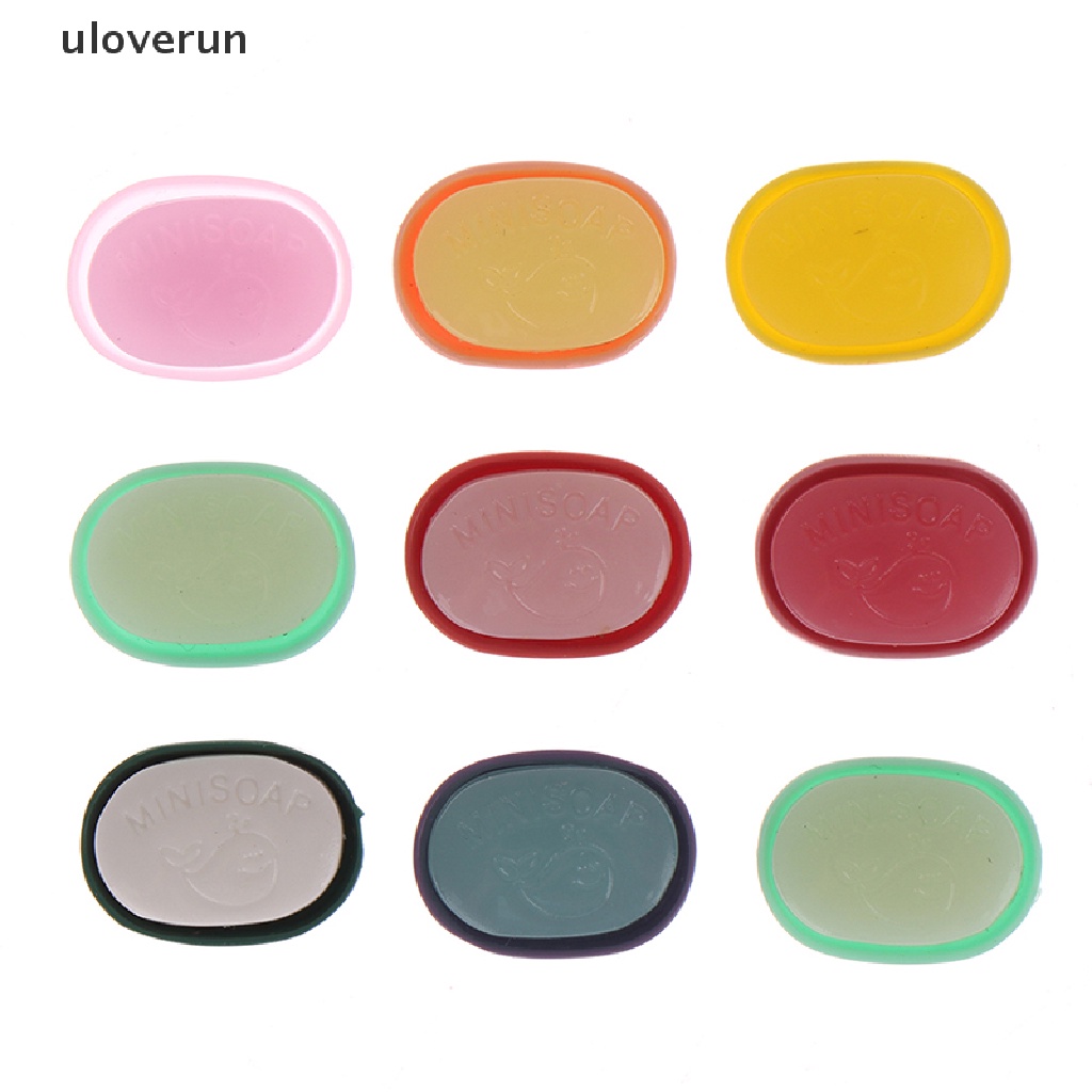 Set 2 Xà Phòng Mini Tỉ Lệ 1 / 12 Trang Trí Nhà Búp Bê