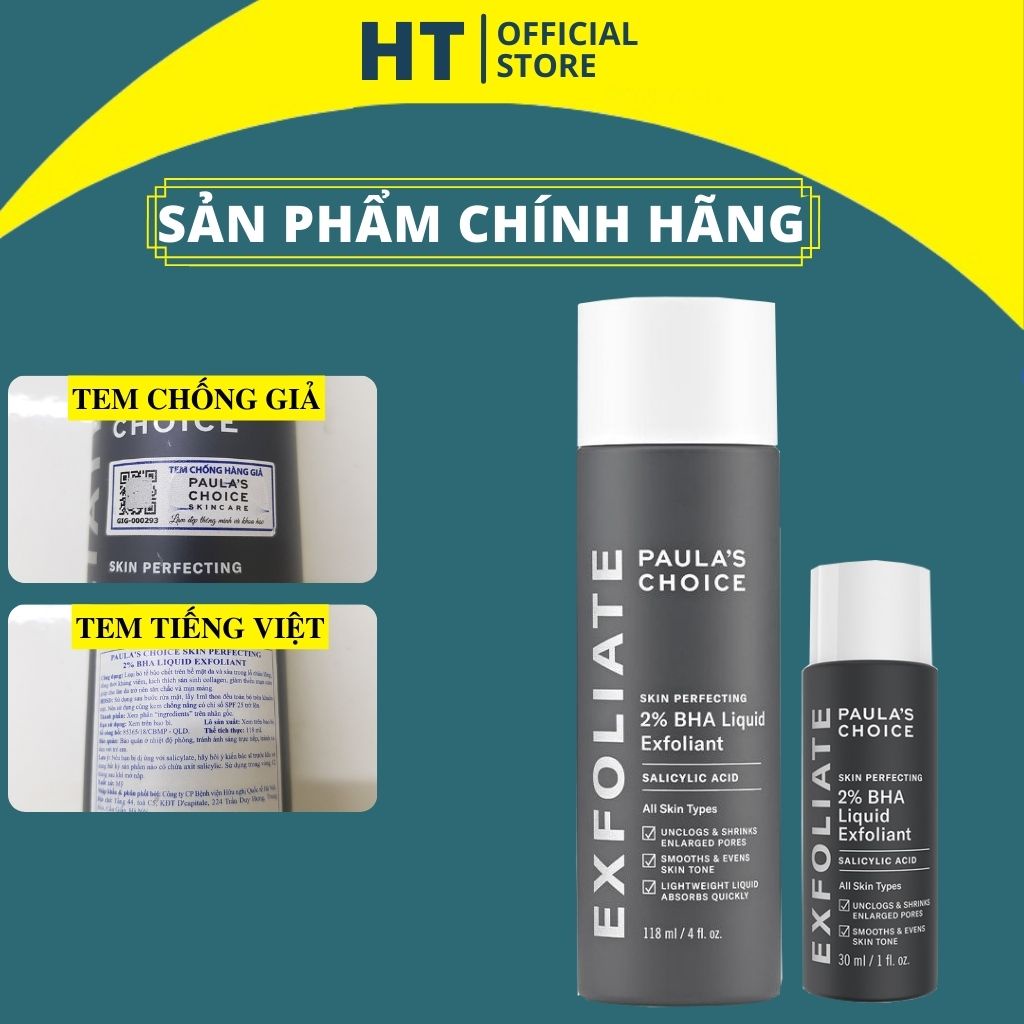 Tẩy Tế Bào Chết BHA 2%