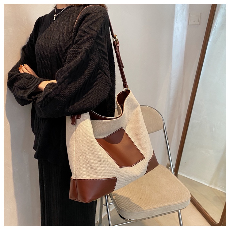 IELGY Túi Đeo Vai Cỡ Lớn Phong Cách Cổ Điển Thời Trang Cho Nữ