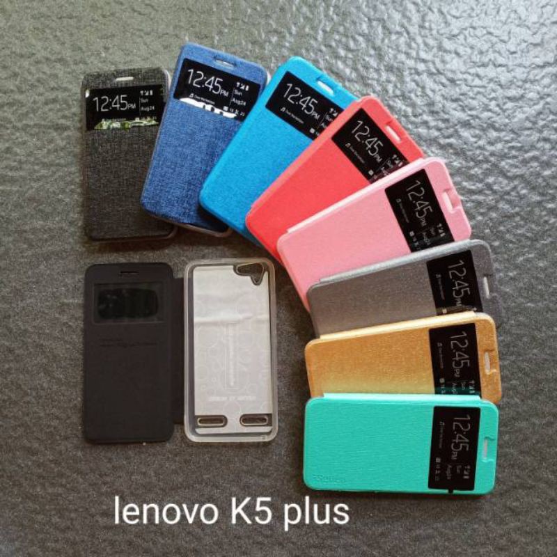 Lật Bao Da Điện Thoại Nắp Gập Cho Lenovo K5 + K5 Plus. A6020 / A2010