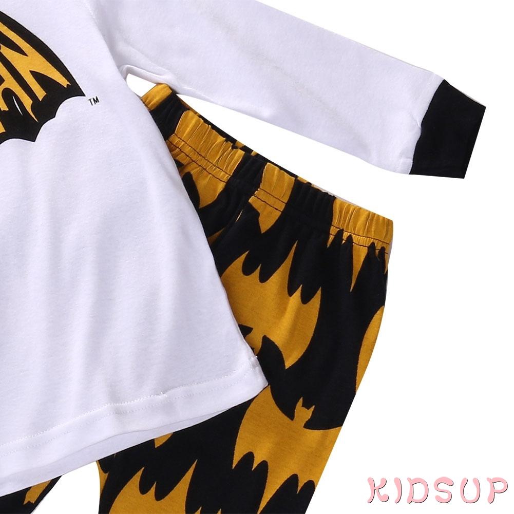 Bộ Đồ Ngủ 100% Cotton In Họa Tiết Batman Dành Cho Bé Trai 2-8 Tuổi