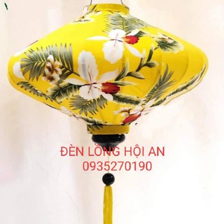 Đèn lồng hội an vải hoa size 40