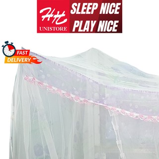 Mùng ngủ (màn ngủ) vải màn Voan Xuất Khẩu Loại 1 Chống Muỗi có cửa / không cửa Lucky More HY&HAN