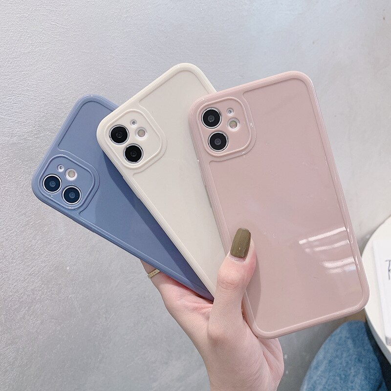 Ốp điện thoại khung viền màu hồng/trắng/xanh lam cho Xiaomi Mi 10 Pro 10t 11 LITE Redmi K30 Pro K30 S