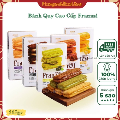 Bánh Quy Cao Cấp Franzzi hộp 58gram - 115gram sẵn đủ vị !