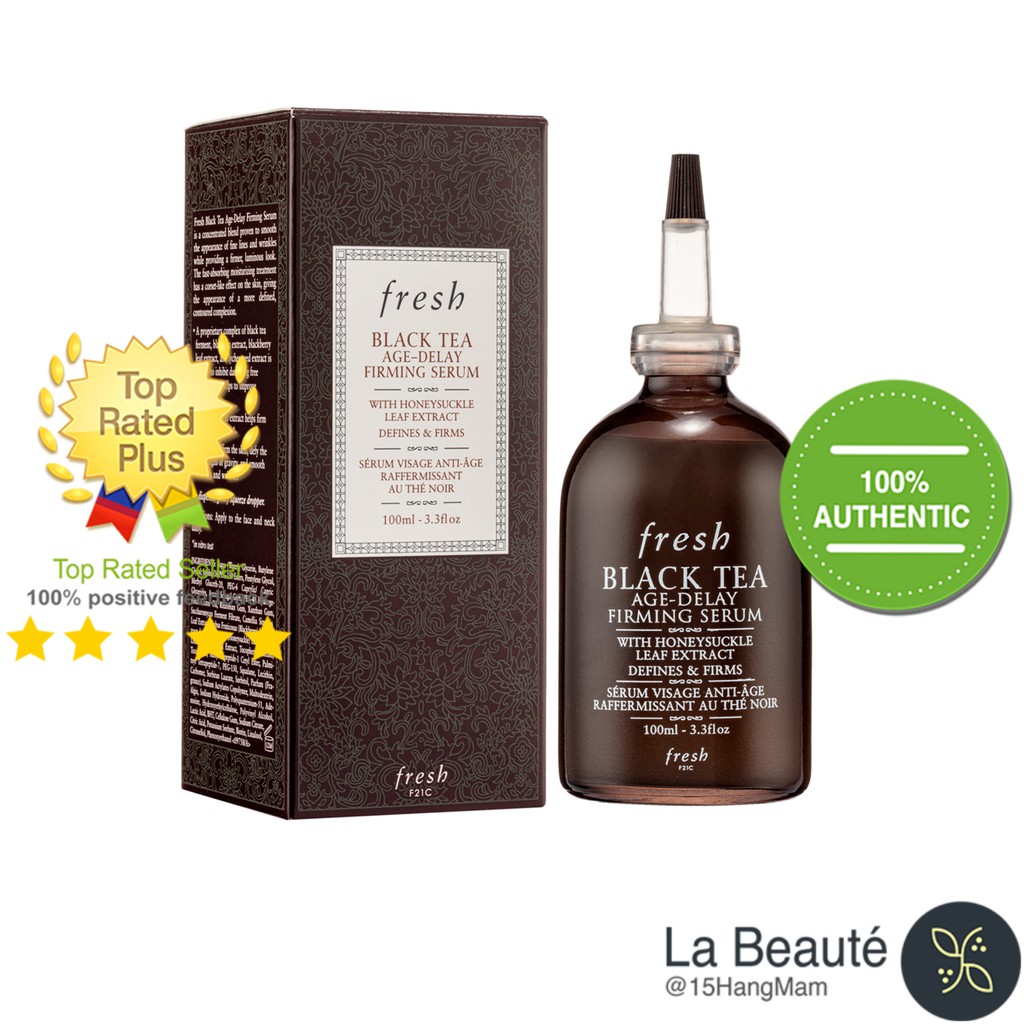 Serum Chống Lão Hóa Chiết Xuất Trà Đen - Fresh Black Tea Age-Delay Firming Serum Date t4/2022