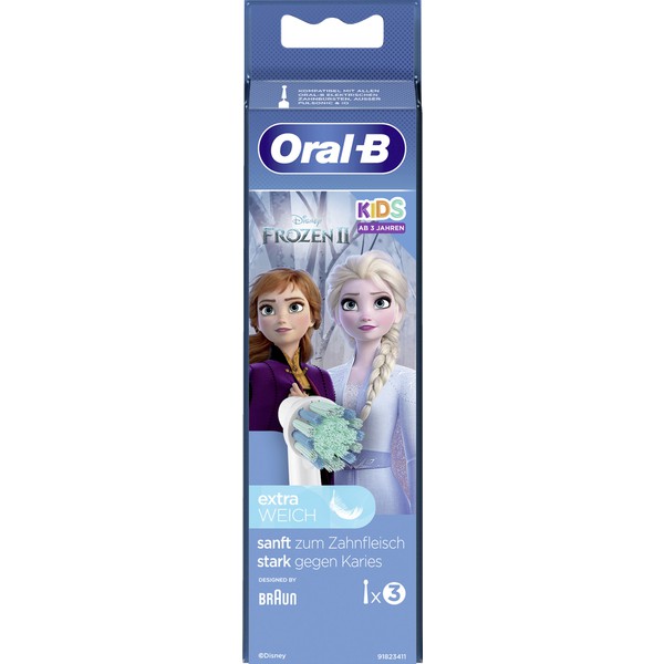 Đầu bàn chải điện Oral B Kid cho bé trai , bé gái từ 3 tuổi hộp 3 cái hàng Đức