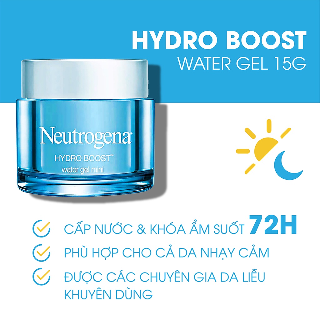 Kem Dưỡng Ẩm Neutrogena Cấp Nước, Trắng Da Hydro Boost Water Gel