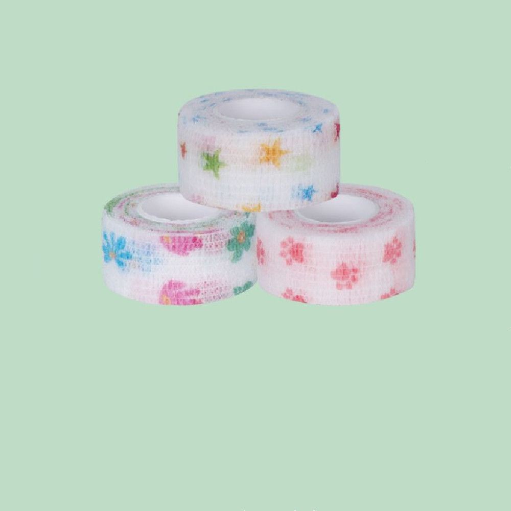 Băng Keo Dán Ngón Tay Chống Mài Mòn Thoáng Khí In Hình Hoạt Hình Dễ Thương Cho Học Sinh