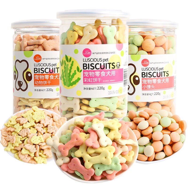 Bánh Thưởng Biscuits Bổ Sung Canxi Cho Chó Mèo - Đồ Ăn Vặt Cho Chó Mèo