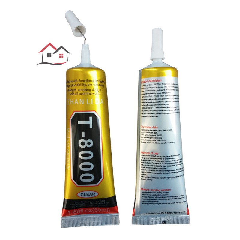 Tuýp Keo T8000 Dán Màn Hình Cảm Ứng Đa Năng Chuyên Dụng 15ml
