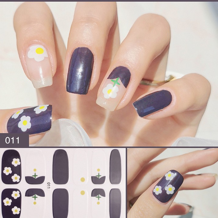 Nail sticker dán móng tay 3D chống nước siêu cute, thời trang chất lượng cao