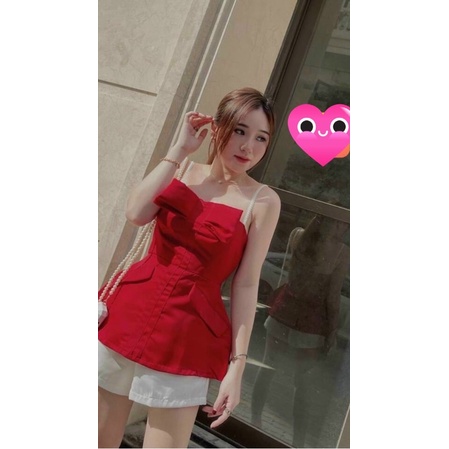 Set thiết kế áo dây diện Tết xinh lung linh😍