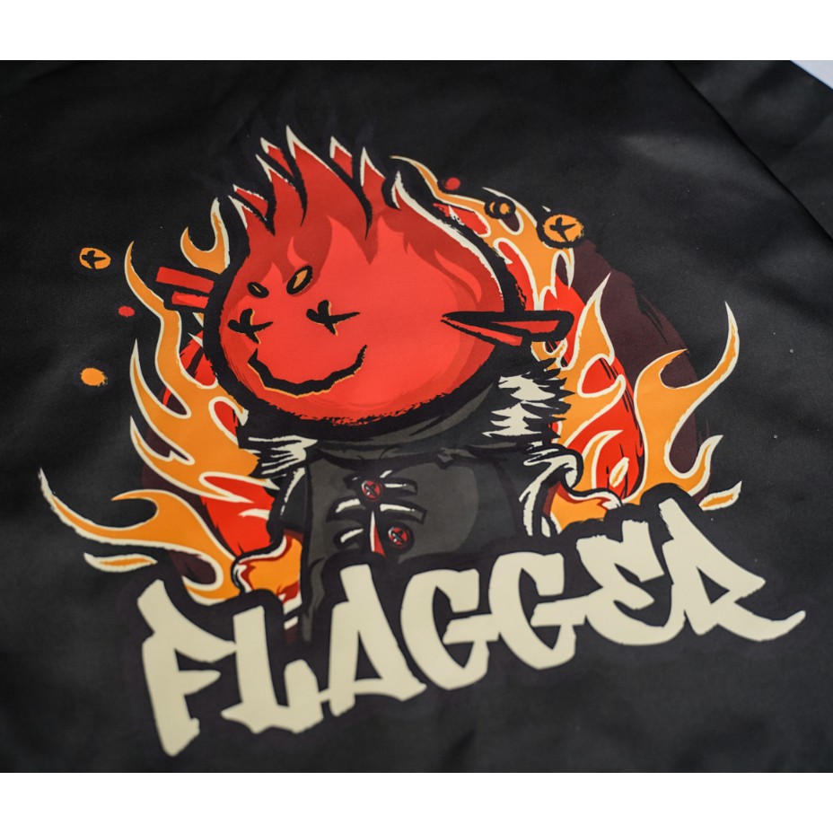 Áo khoác đen có mũ Flagger Eternal Flame - YÊU LÀ ĐỦ | BigBuy360 - bigbuy360.vn