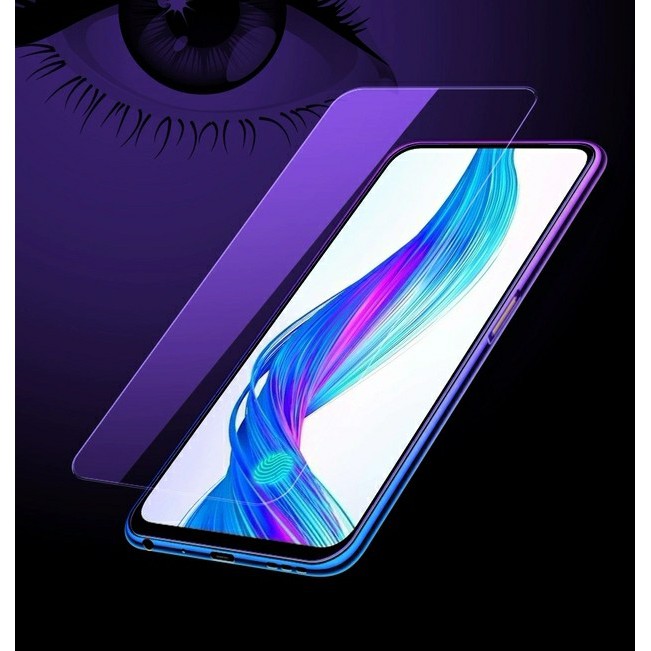 Kính cường lực Vsmart Active 3 / Joy 4 / Live 4 tím chống tia UV hại mắt 9H / 2.5D ( TẶNG KEO MÉP )