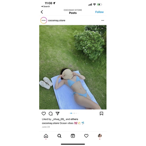 PASS bikini xanh baby COCOMAY