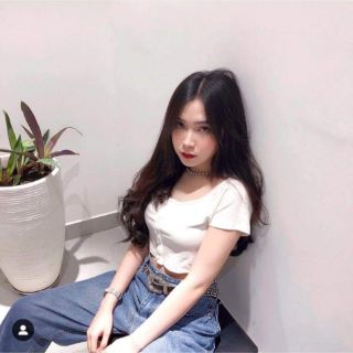 CROPTOP GÀI NÚT