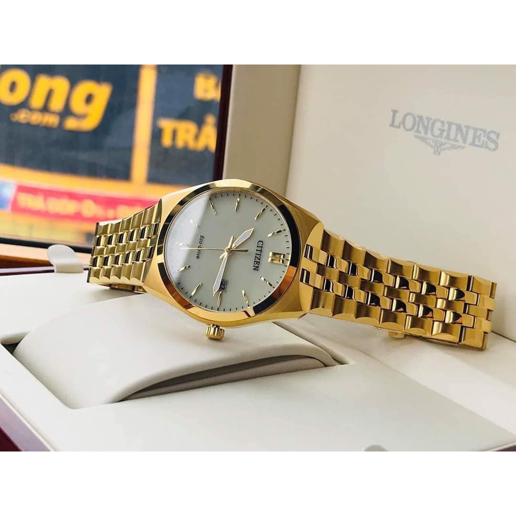 Đồng hồ nam Citizen BM7332-61P - Máy quartz pin Eco-Drive năng lượng ánh sáng - Kính cứng