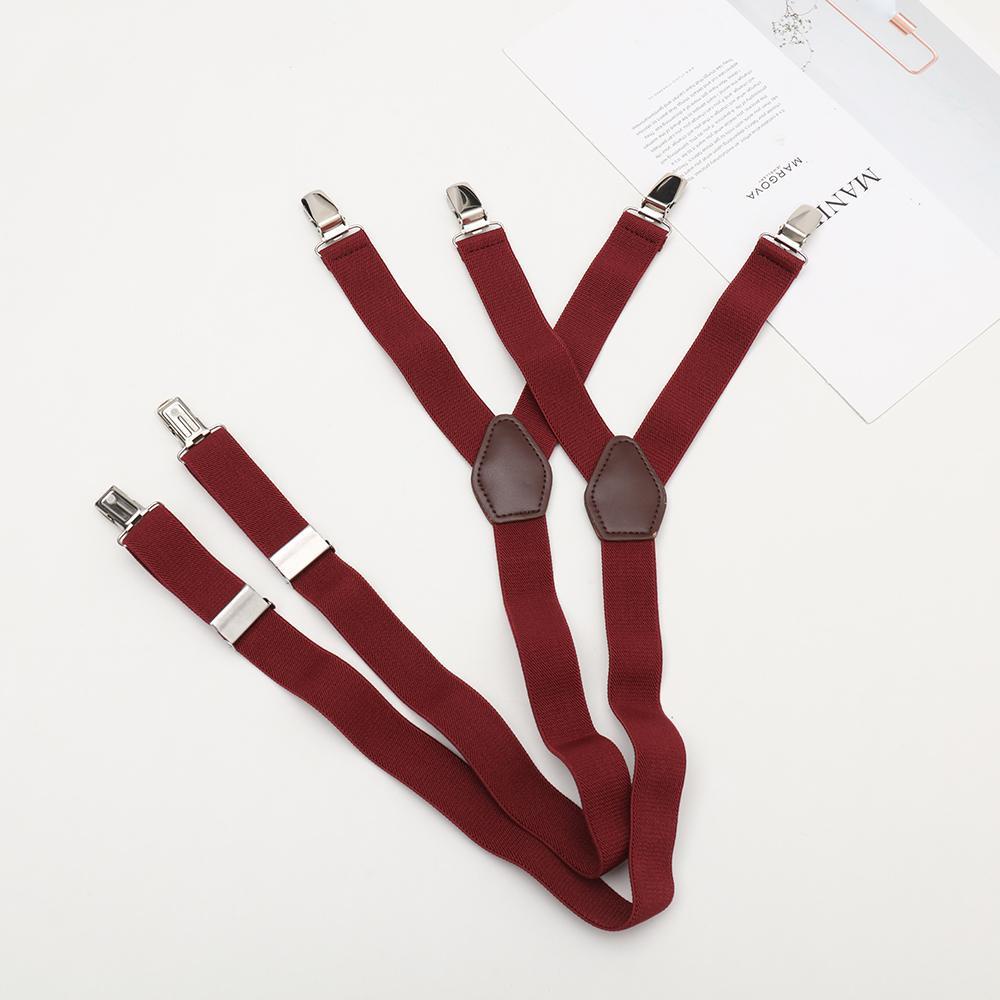 Moilyvn Kẹp Khóa Áo Sơ Mi Kiểu Chữ Y Màu Đen Co Giãn Không Trượt Có Thể Điều Chỉnh