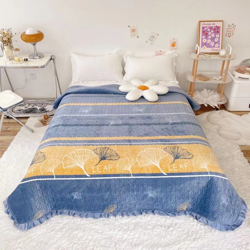 Chăn tuyết sữa nỉ nhung đắp điều hoà,mềm nỉ nhung mềm mịn kt 2mx2m