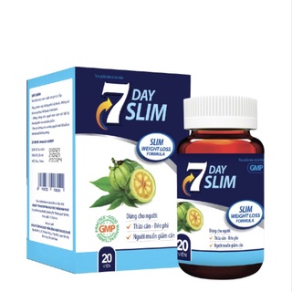 Viên uống giảm cân 7 day slim - dùng cho người, thừa cân, béo phì, người muốn giảm cân