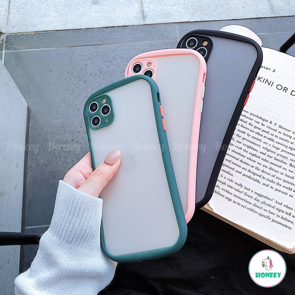 Candy Color Small Wrist Camera Lens Protector Matte Soft TPU Case for IPhone 11 Pro Max X Xs Max XR 8 7 Plus SE | BigBuy360 - bigbuy360.vn