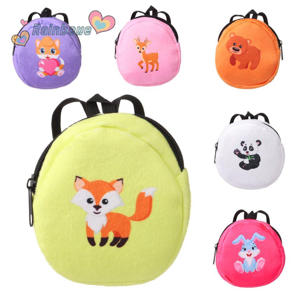 Ba Lô Cầu Vồng Hoạt Hình Cho Búp Bê 43cm