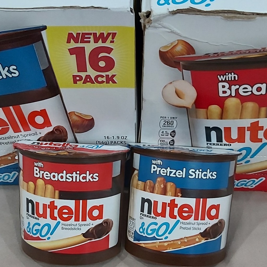 Combo 2 Hủ Bánh quy chấm socola Nutella & Go Mỹ - Date T3/2022 | BigBuy360 - bigbuy360.vn