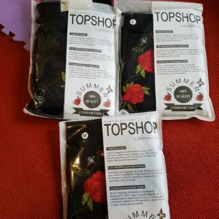 Legging Topshop thêu hoa hồng UV Cut