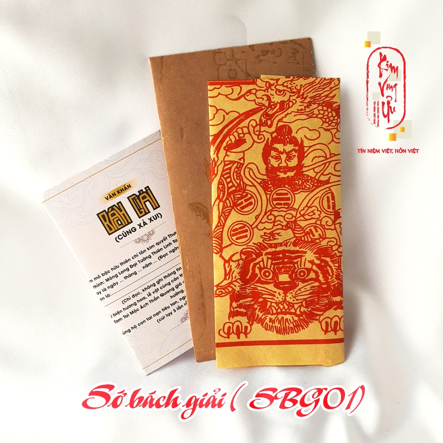 Sớ Bách Giải cúng xả xui Kim Vong Ưu SBG01