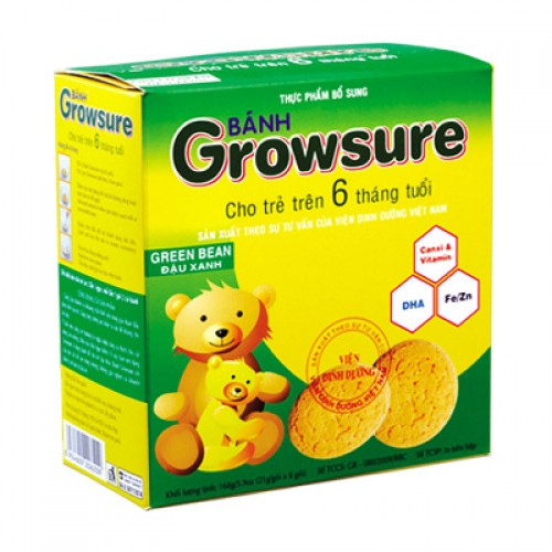 Bánh Ăn Dặm Growsure 168g Bibica