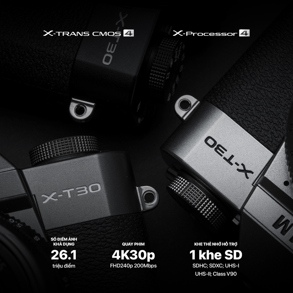 Máy ảnh kỹ thuật số Fujifilm X-T30II
