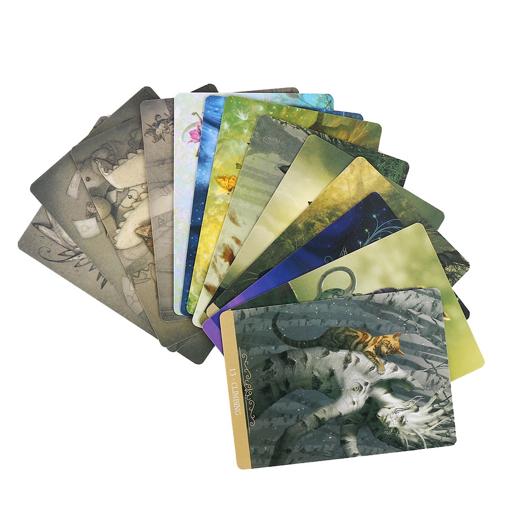 Bộ bài Fantasy Cats Oracle óng ánh