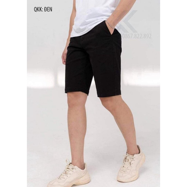 Quần short nam quần ngắn nam lưng thun cạp khuy trẻ trung năng động