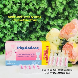 Nước muối biển Physiodose Pháp