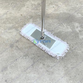 Cây lau sàn khô và ướt công nghiệp sợi cotton bản lau inox 45cm