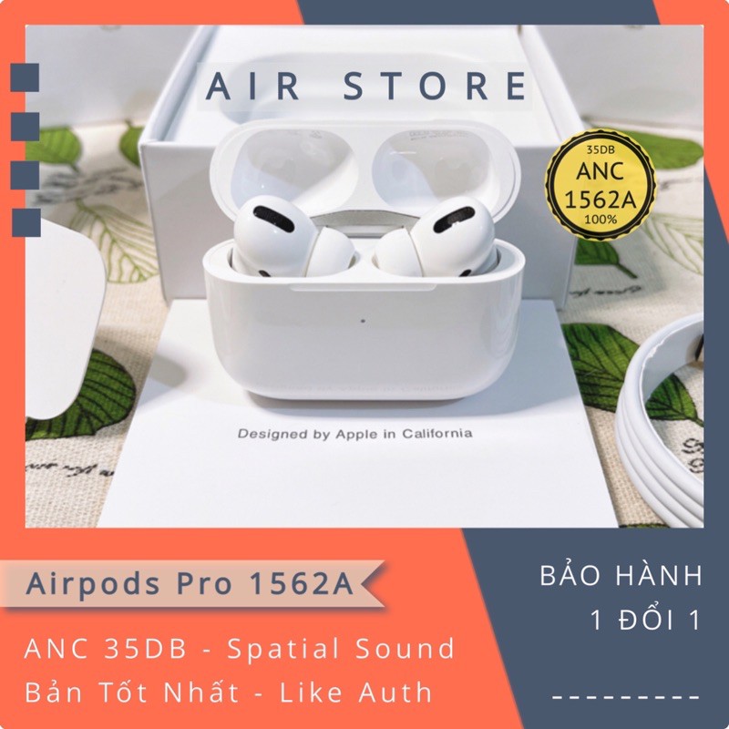 [ Pro ANC 1562A ] Tai Nghe Bluetooth TWS Pro Xuyên Âm - Chống Ồn Chủ Động - Âm Thanh Vòm | Air Store